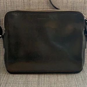 Banana Republic black leather purse